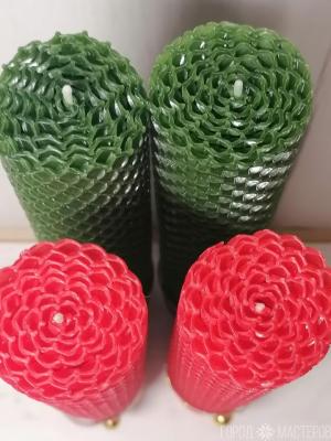 Набор свечей из вощины 4шт. - 2