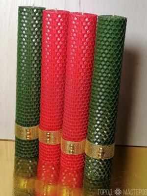 Набор свечей из вощины 4шт. - 3