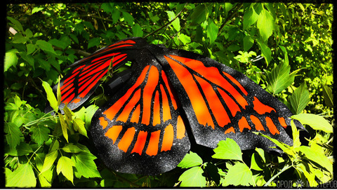 Полигональная фигура садовая "Бабочка"