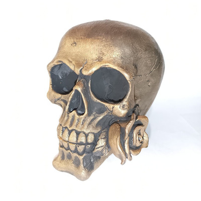 Череп с Розой Алтарная статуэтка