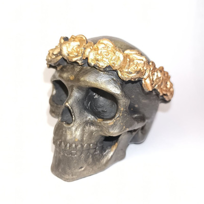 Череп в Венке Алтарная статуэтка - 2