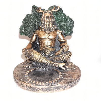 Демон в Медитации Подсвечник/Алтарная статуэтка