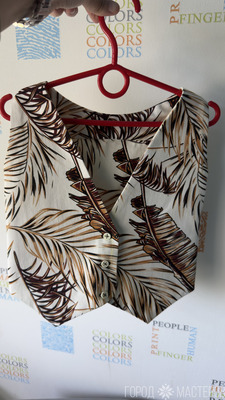 Джинсовый жилет - 2