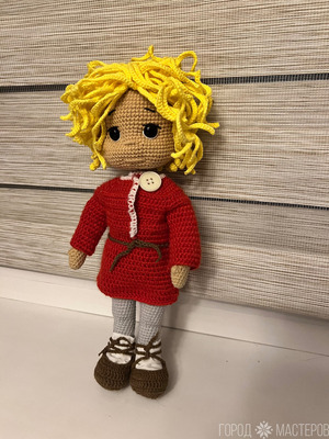 Домовенок Кузя из полухлопковой пряжи - 2