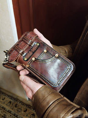 Мужской клатч, кожа.пожизненная гарантия.мой вкhttps://vk.com/id175424969 - 5