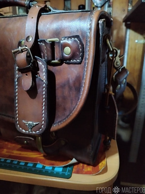 Дорожная сумка, кожа.пожизненная гарантия.мой вк https://vk.com/id175424969 - 3