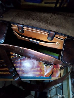 Дорожная сумка, кожа.пожизненная гарантия.мой вк https://vk.com/id175424969 - 5