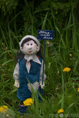 Интерьерная кукла "Тёща голубь Мира" - 2