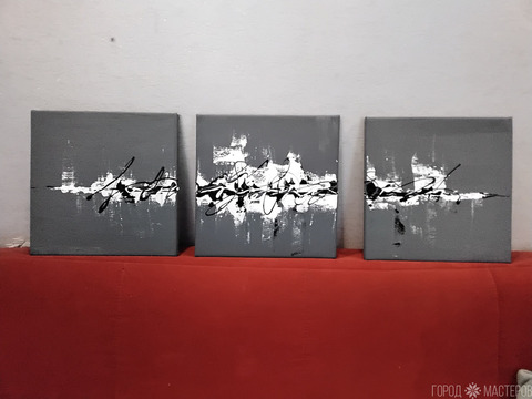 Картина интерьерная абстракция - 3