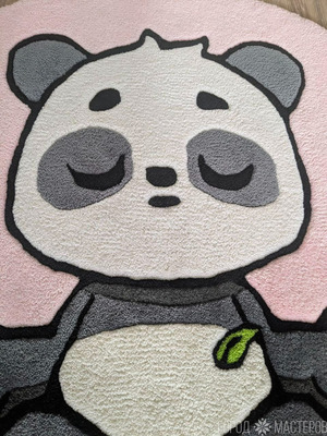 ТАФТИНГОВЫЙ КОВЁР ПАНДА-ЙОГ - 2