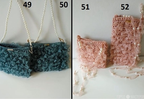 Топовые сумочки для маленьких принцесс из ленты и бусин.