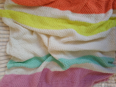 Плед вязаный, 70*80 см