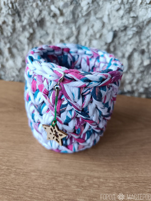 Интерьерные корзинки ручной работы - 5