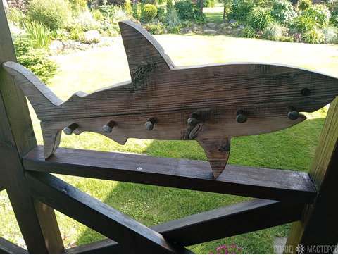 Вешалка в интерьер лофт - 2