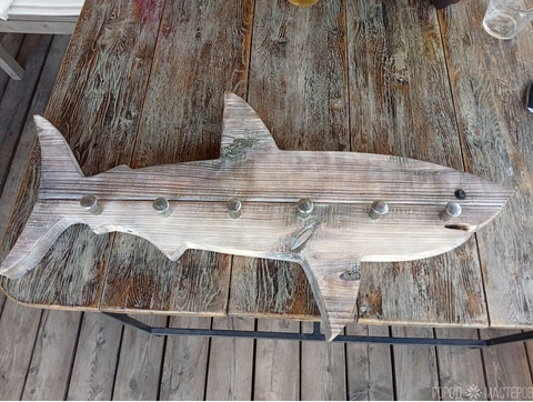 Вешалка в интерьер лофт - 7