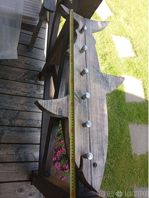 Вешалка в интерьер лофт - 10