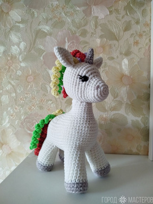 Единорожка крючком, 100% ручная работа, подарки, handmade