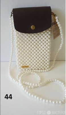 Сумочки из бусин для смартфонов. (с подкладкой) - 4
