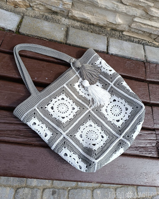 Сумка - шоппер ручной работы - 4