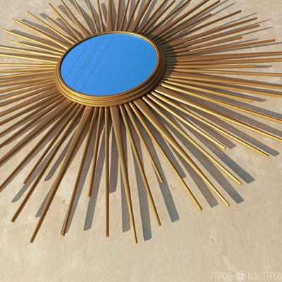 Зеркало - солнце Helios, золотой - 5