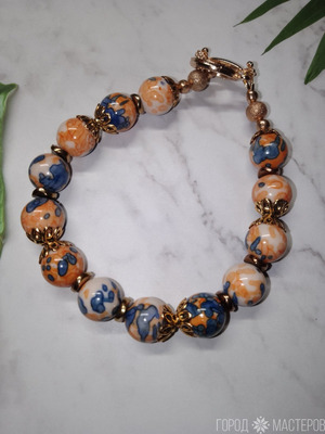 Браслеты из тигровой (леопардовой) яшмы - 2