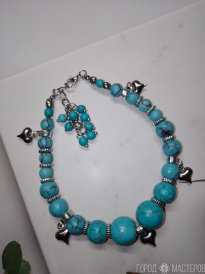 Шикарные браслеты из бирюзы - 7