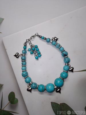 Шикарные браслеты из бирюзы - 9