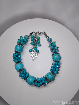 Шикарные браслеты из бирюзы - 10