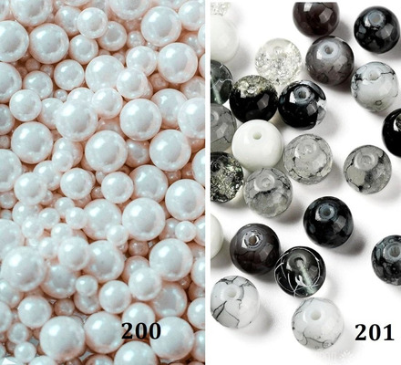 Новогодние снежинки  шары из бусин(видео прилагается в описании) наличие и назаказ - 3