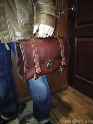 сумка, полностью ручная работа. кожа.https://vk.com/id175424969 - 5