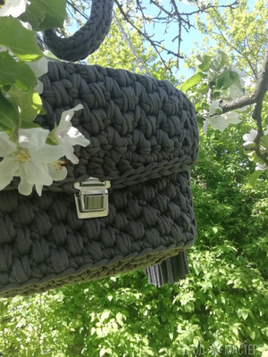 Сумочка через плечо ручной работы - 3