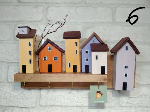 Панно" "Осеннее настроение-6""ключница, подарок, интерьер, декор