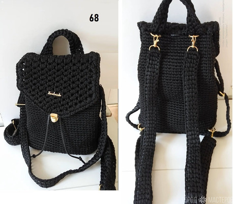 #diy Рюкзак из шнура (твёрдое дно) - видео в описании