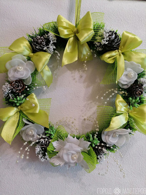 Рождественский, новогодний венок