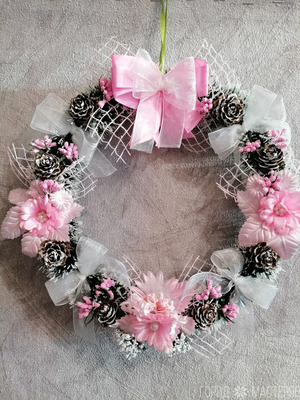 Рождественский, новогодний венок - 9