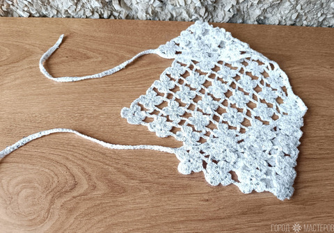 Косынки кроше ручной работы - 5