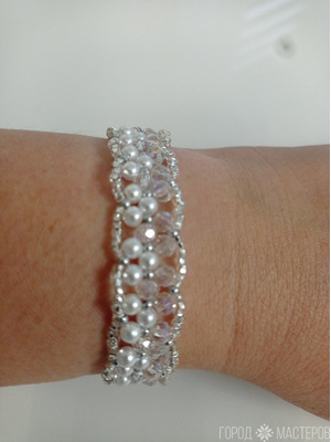 Комплект: браслет и серьги - 3