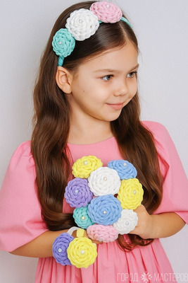 Ободок ,, Ромашка ,,