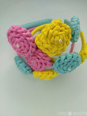 Ободок ,, Ромашка ,, - 4