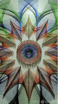 Картина в стиле String art. - 3