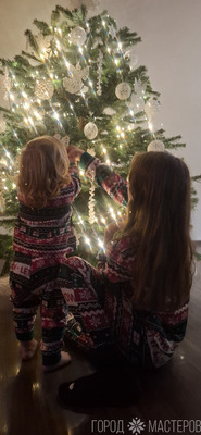 Новогодние ажурные шары и снежинки - 9