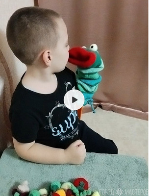 Развивающая игрушка: Угощение для гусеницы - 5