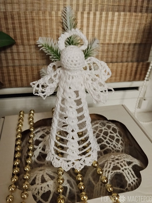 Ангел Рождественский крючком - 2