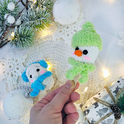 Мороженки-эскимошки (ёлочная игрушка, брелок, подвеска в автомобиль)