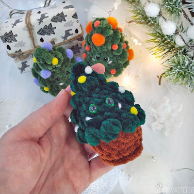 Ёлочка (ёлочная игрушка, брелок, подвеска в автомобиль) - 3