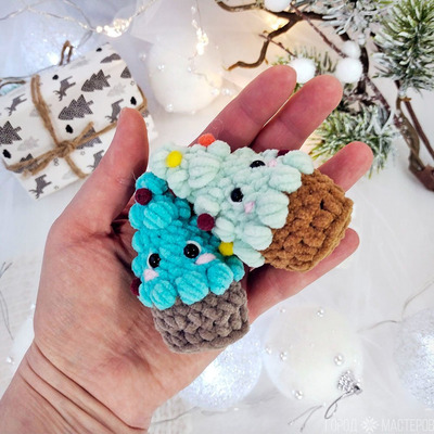 Ёлочка (ёлочная игрушка, брелок, подвеска в автомобиль) - 5