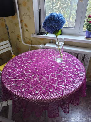 Вяжу ажурные стильные скатерти - 2