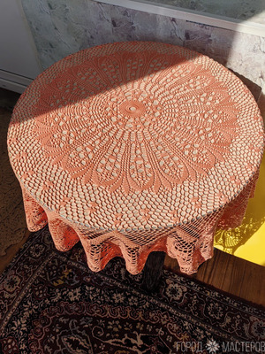 Вяжу ажурные стильные скатерти - 6