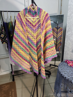 Красота шалей ручной работы - 4