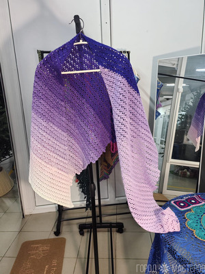 Красота шалей ручной работы - 5